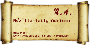 Müllerleily Adrienn névjegykártya
